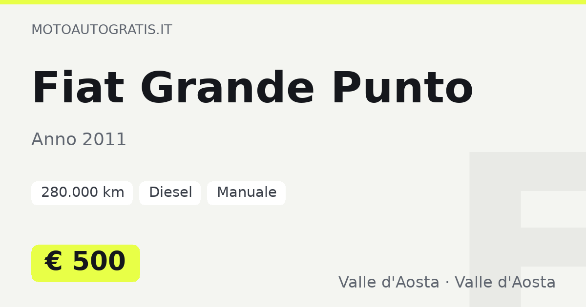Fiat Grande Punto