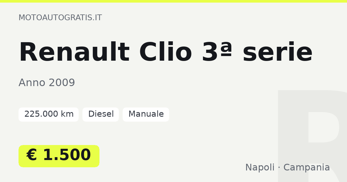 Renault Clio 3ª serie