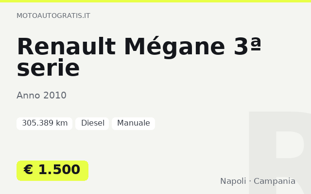 Renault Mégane 3ª serie