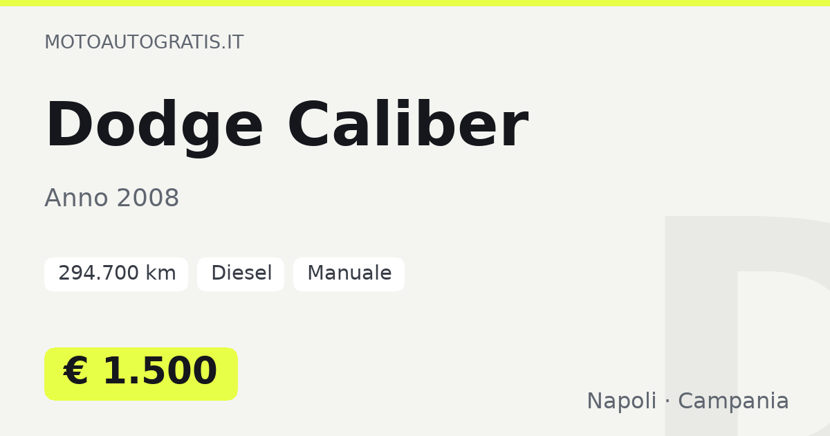 Dodge Caliber