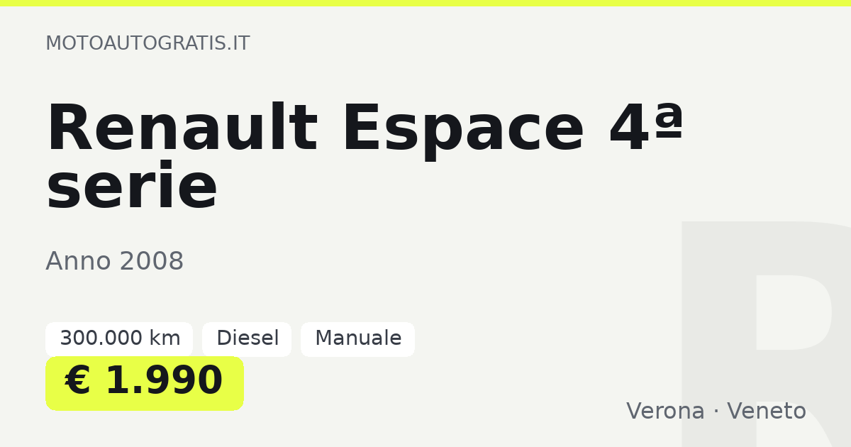 Renault Espace 4ª serie
