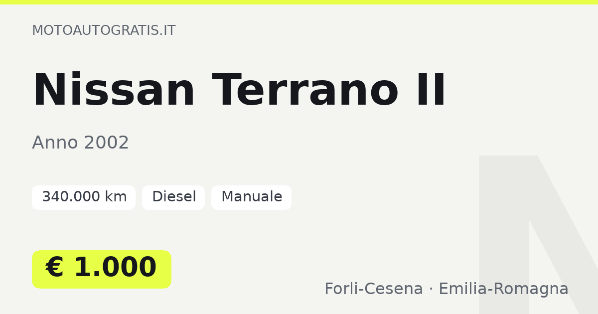 Nissan Terrano II