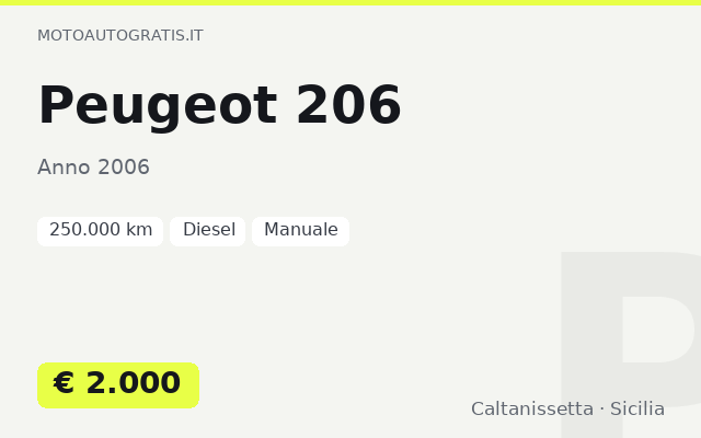 Peugeot 206