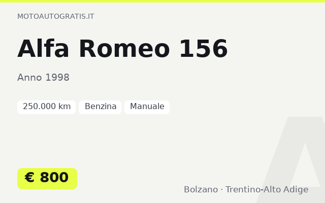 Alfa Romeo 156