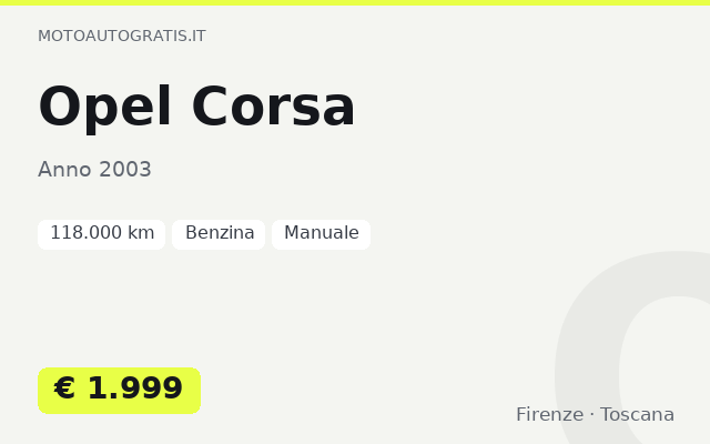 Opel Corsa
