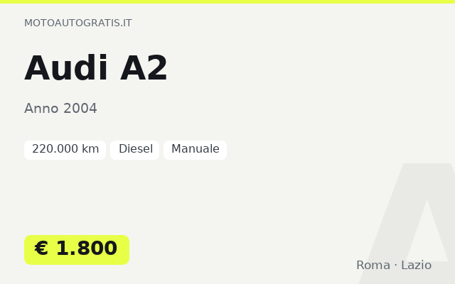 Audi A2