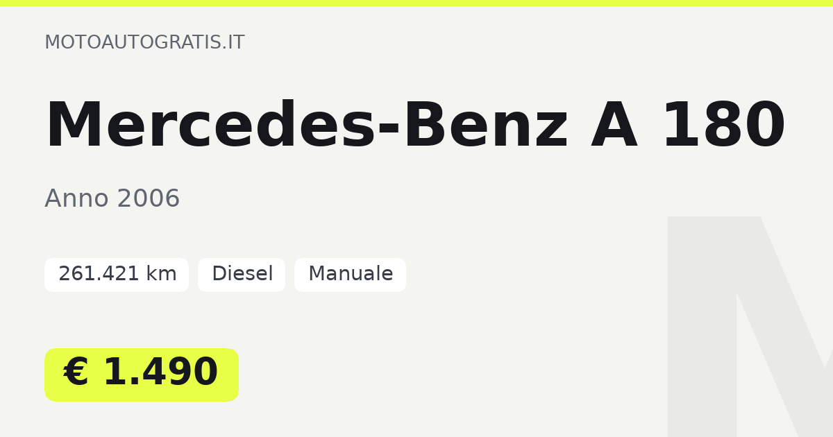 Mercedes-Benz A 180