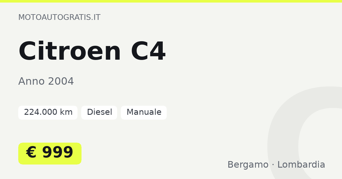Citroen C4