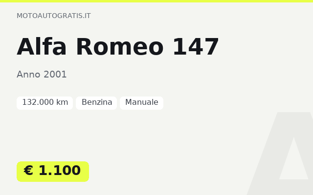 Alfa Romeo 147