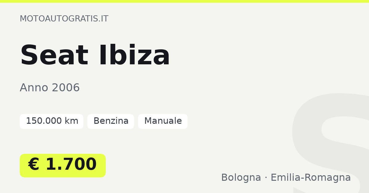 Seat Ibiza