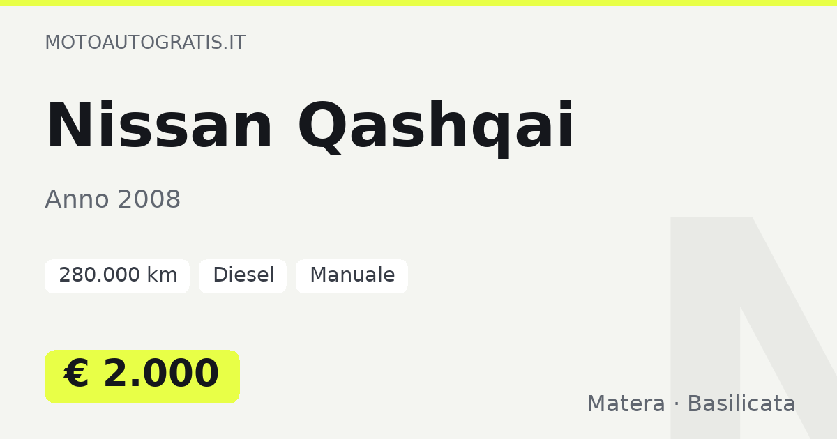Nissan Qashqai