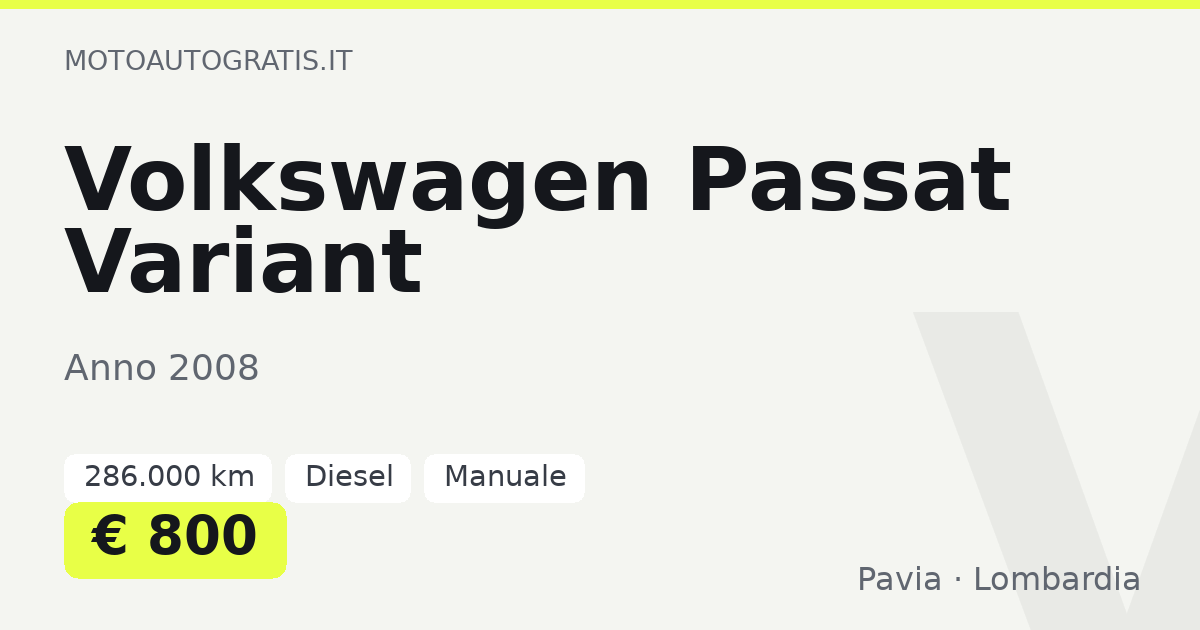 Volkswagen Passat Variant