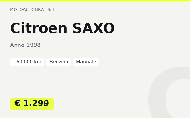 Citroen SAXO