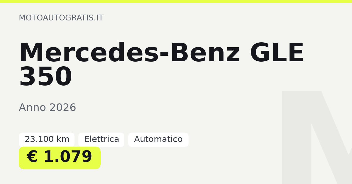 Mercedes-Benz GLE 350