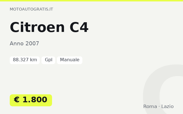 Citroen C4