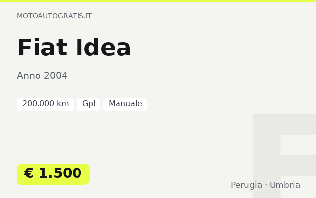 Fiat Idea