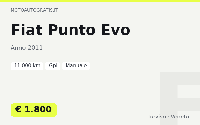 Fiat Punto Evo