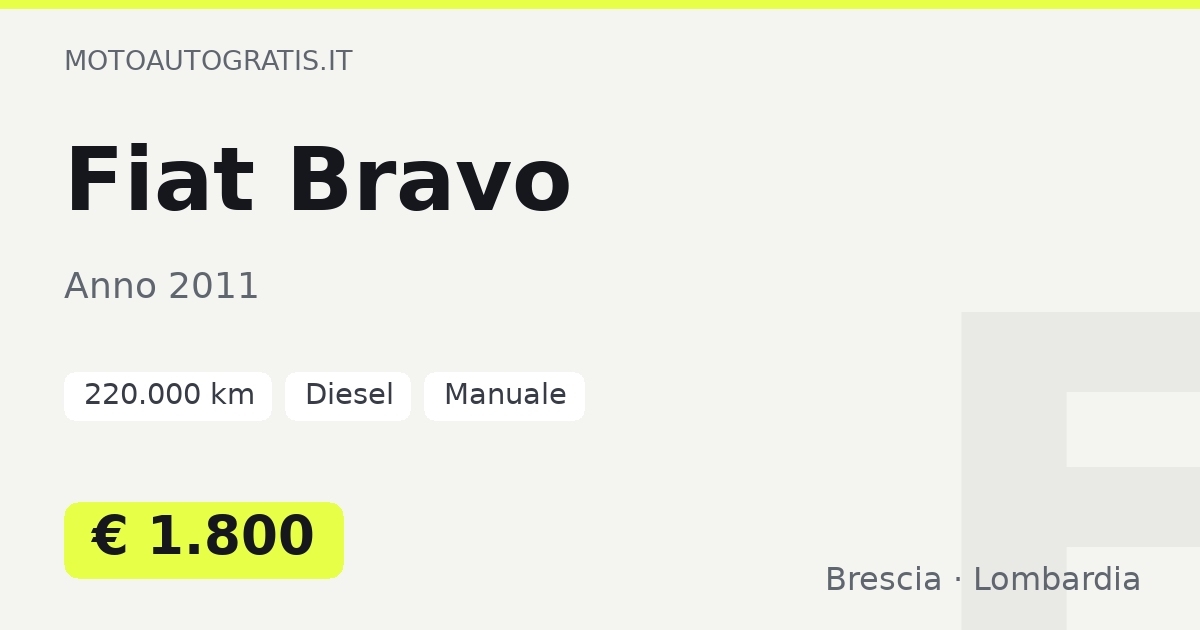 Fiat Bravo