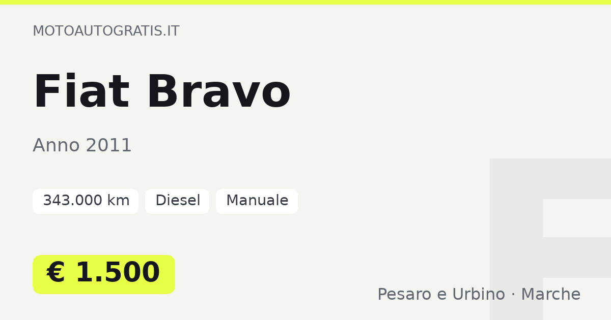 Fiat Bravo