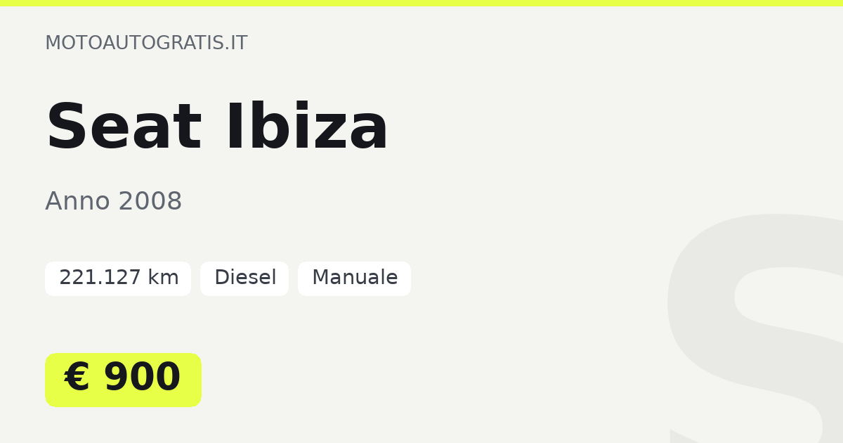 Seat Ibiza