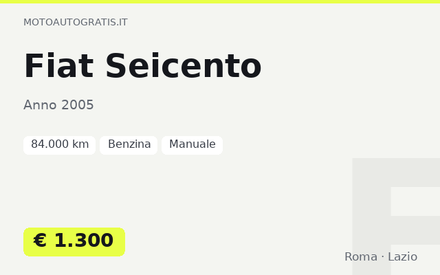 Fiat Seicento