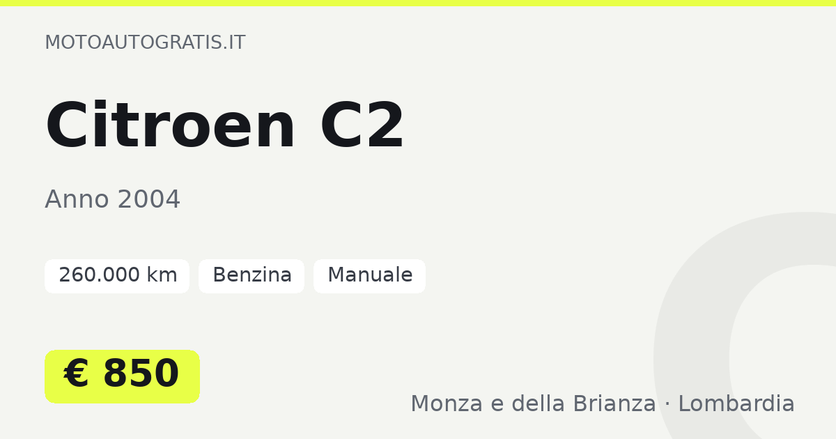 Citroen C2