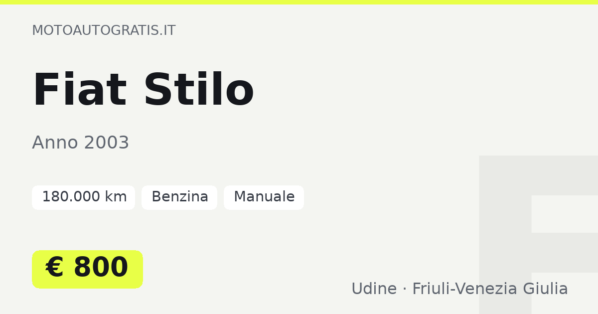 Fiat Stilo