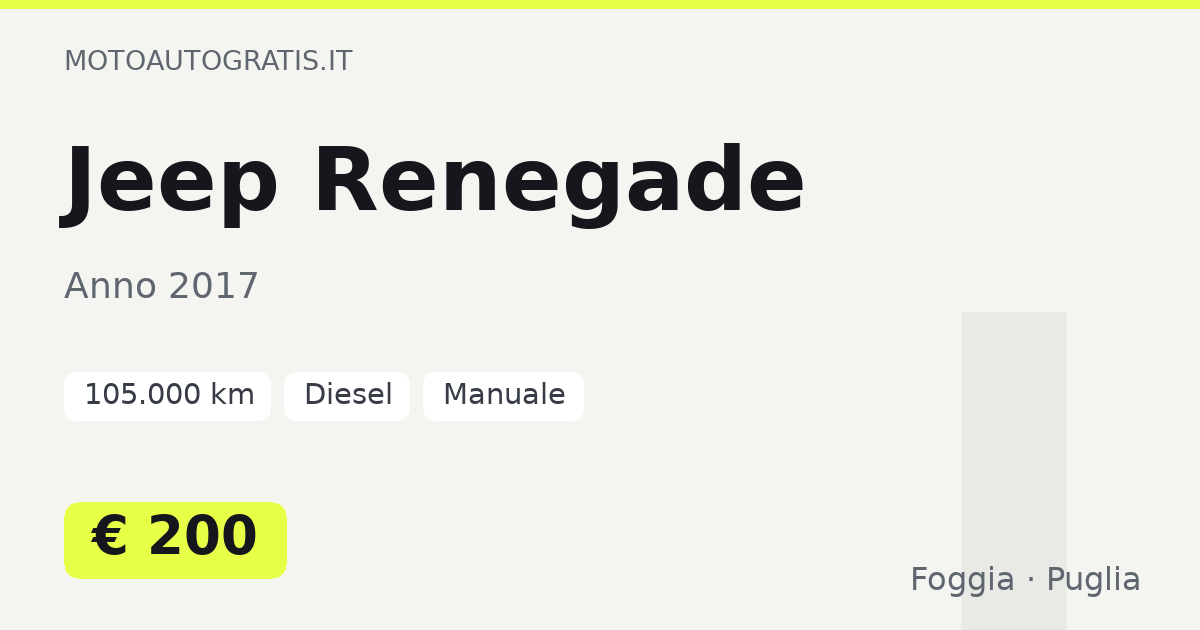 Jeep Renegade