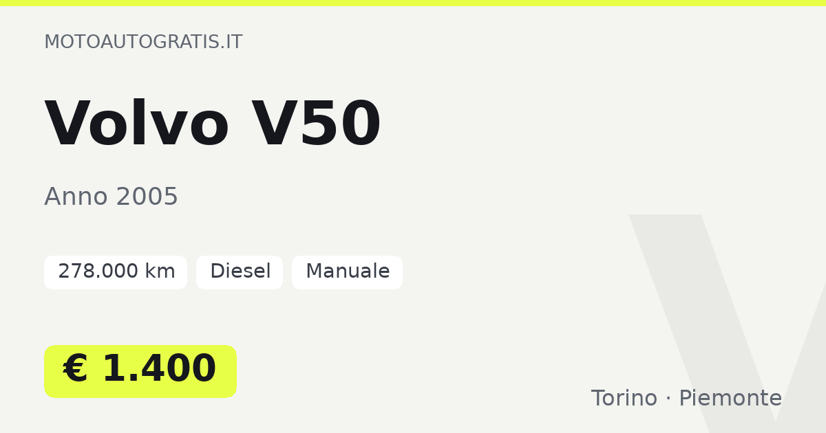 Volvo V50