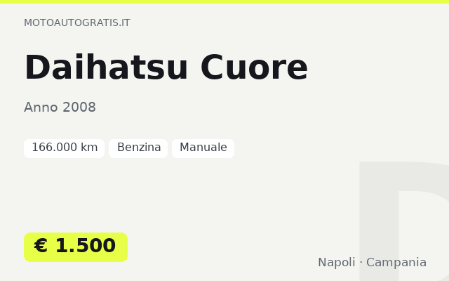 Daihatsu Cuore