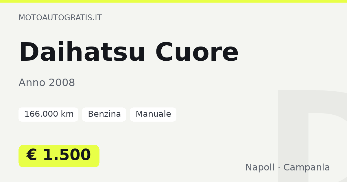 Daihatsu Cuore