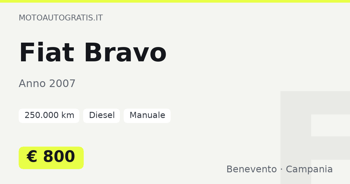 Fiat Bravo