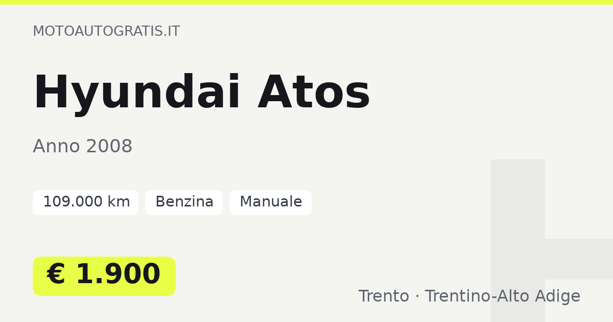 Hyundai Atos