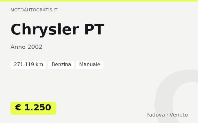 Chrysler PT