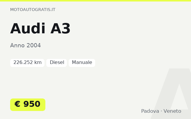 Audi A3