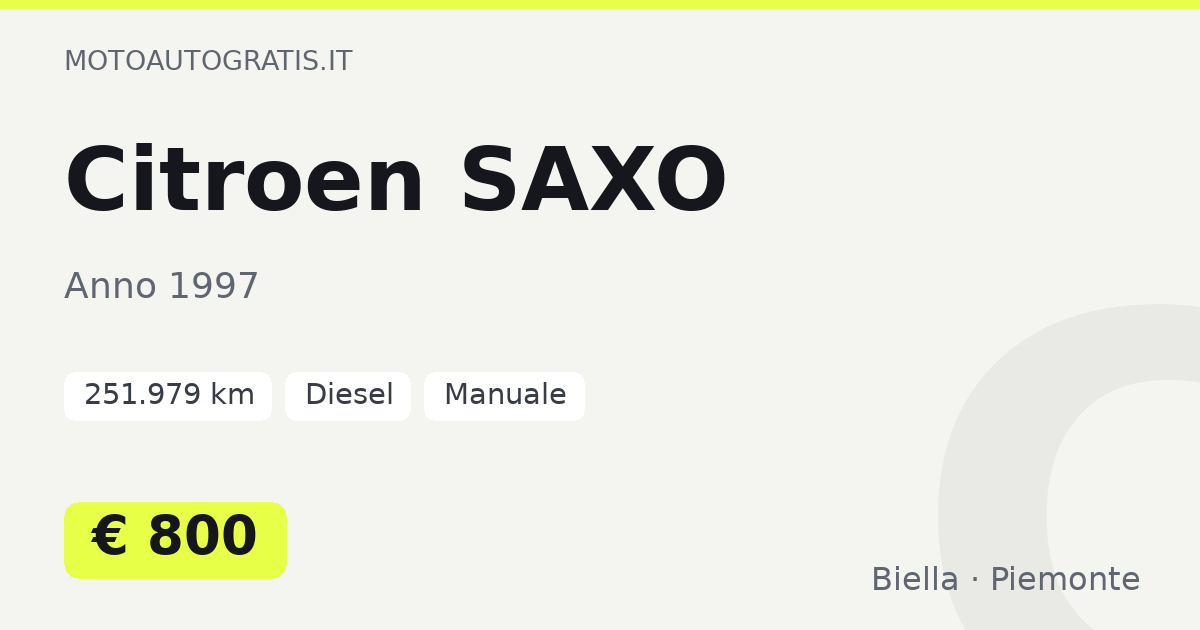 Citroen SAXO