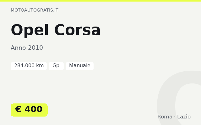 Opel Corsa