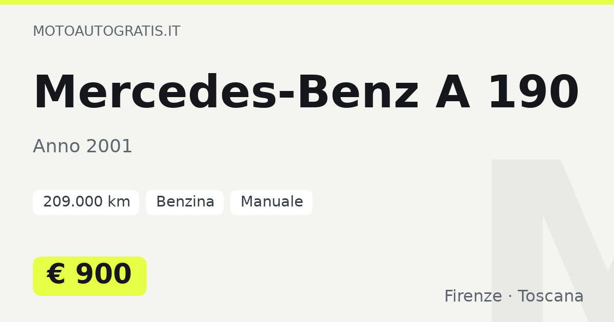 Mercedes-Benz A 190