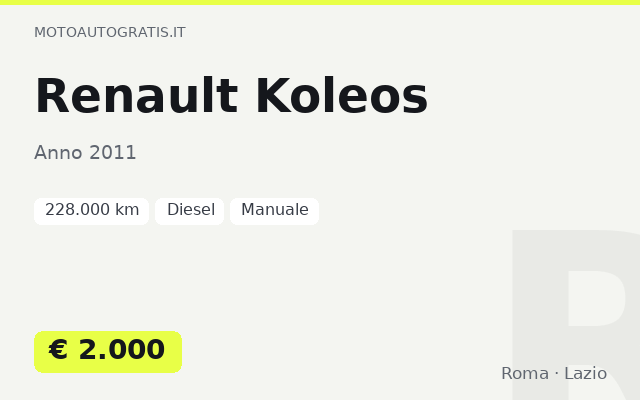 Renault Koleos