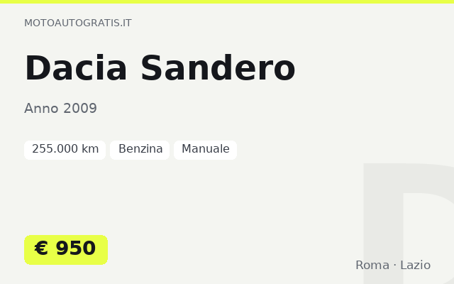 Dacia Sandero