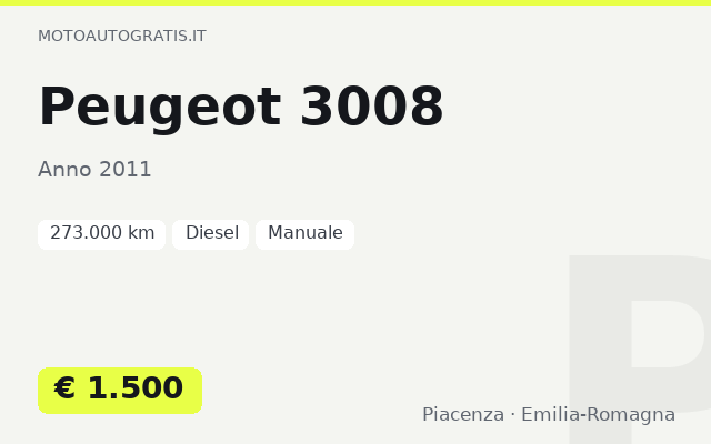 Peugeot 3008
