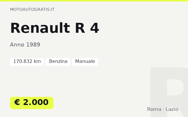 Renault R 4