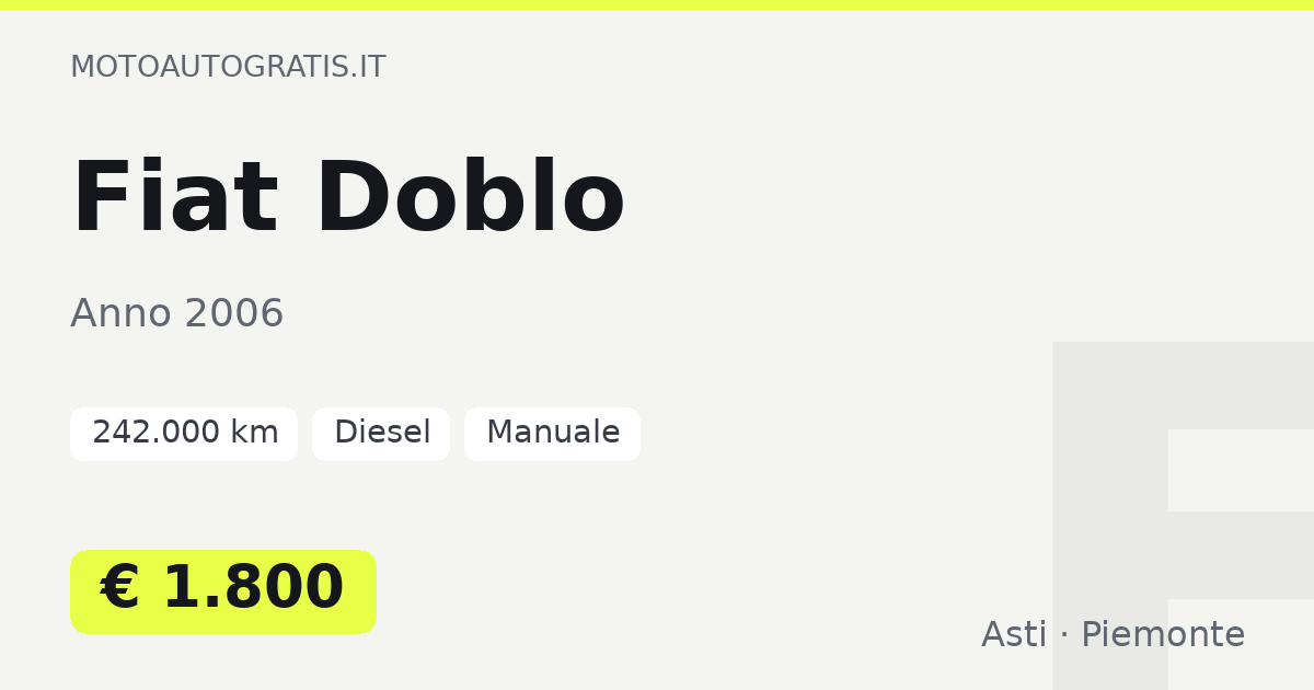 Fiat Doblo
