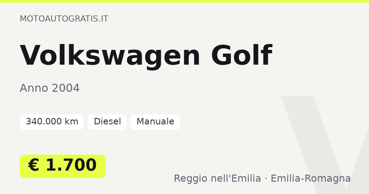 Volkswagen Golf