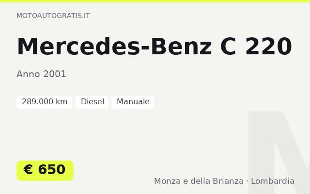 Mercedes-Benz C 220
