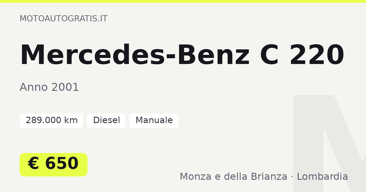 Mercedes-Benz C 220