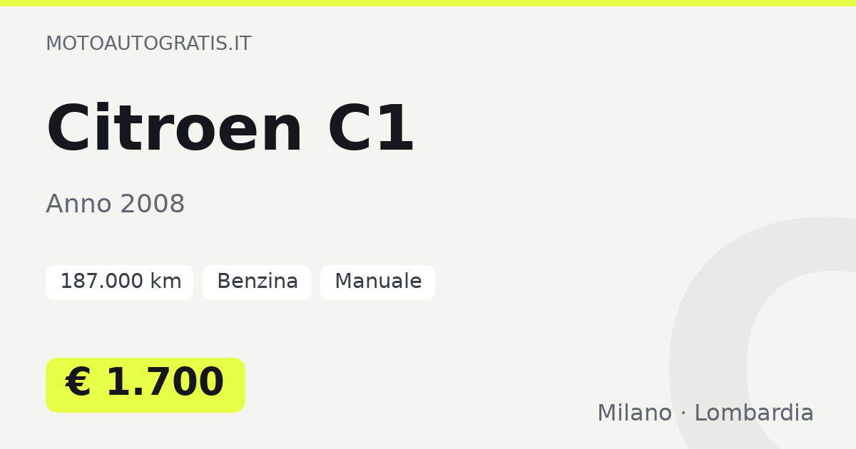 Citroen C1