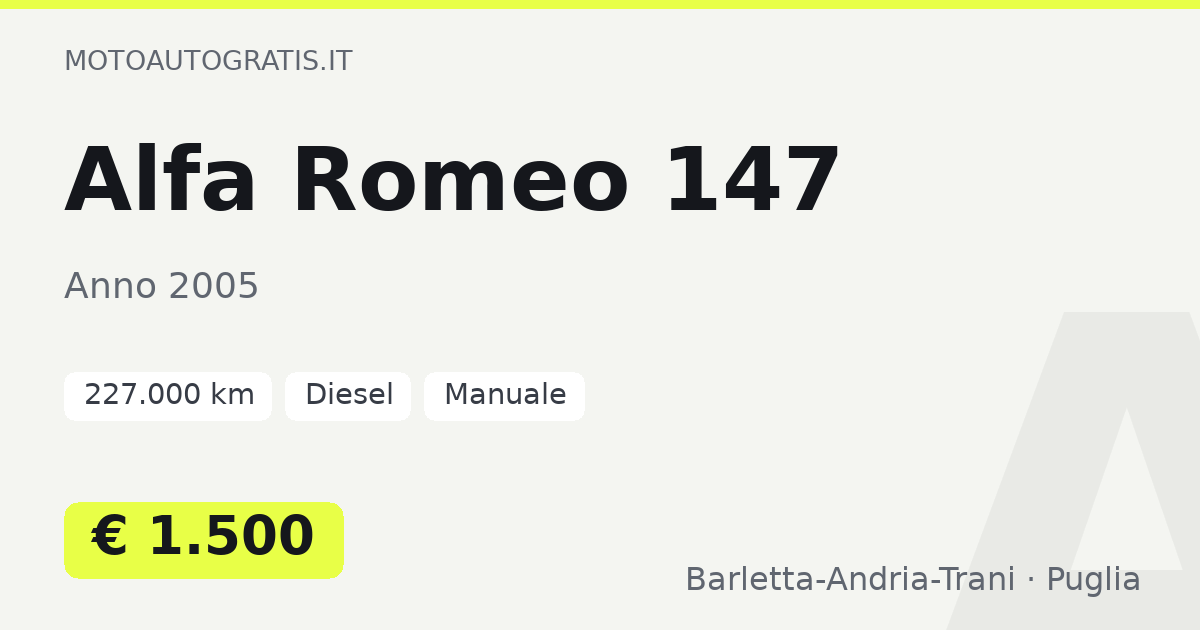 Alfa Romeo 147