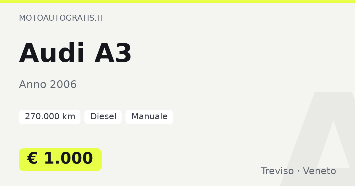 Audi A3