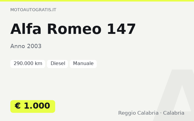 Alfa Romeo 147